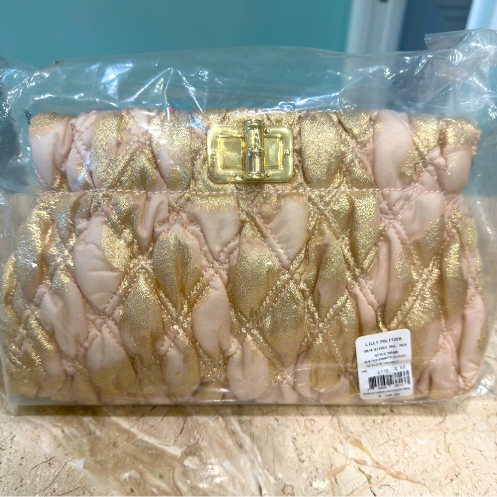 Lilly Pulitzer Quilted Chancey Clutch NWT